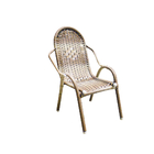 Cadeira Varanda Area Externa De Junco Adulto Luxinha Capuccino