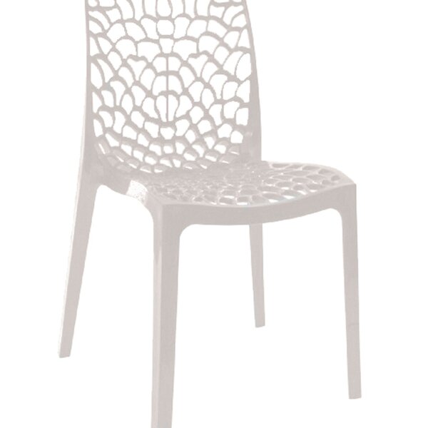 Cadeira Vazada Em Polipropileno Gruvyer Espresso Móveis Branco