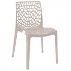 Cadeira Vazada Em Polipropileno Gruvyer Espresso Móveis Fendi