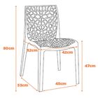 Cadeira Vazada Em Polipropileno Gruvyer Espresso Móveis Gruvy