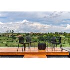 Cadeira Vazada Polipropileno Capri Fratini Preto