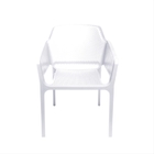 Cadeira Vega Em Polipropileno Branca Com Braço - Or Design
