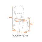 Cadeira Vegas - Preto