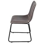 Cadeira Verner Base Aço - Café