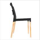 Cadeira Vezo Wood Preta