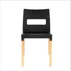 Cadeira Vezo Wood Preta