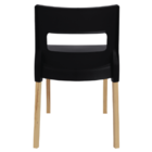 Cadeira Vezo Wood - Preto