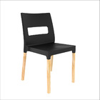 Cadeira Vezo Wood - Preto