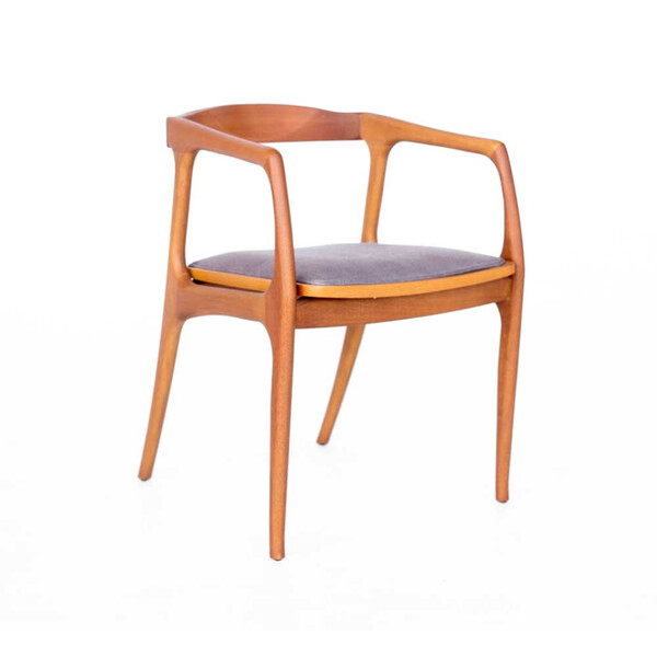 Cadeira Victor De Madeira Tauari E Linho Madresilva