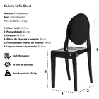 Cadeira Victoria Ghost Preta