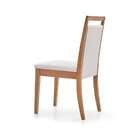 Cadeira Viola Linho Creme E Amêndoa