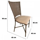 Cadeira Vivara Off White - Wj Design