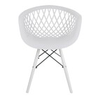 Cadeira Web Pp Base Dsw Injetada - Branca - Amarela