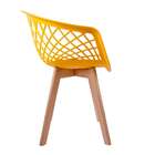 Cadeira Web Wood Amarela