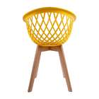 Cadeira Web Wood Amarela