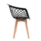 Cadeira Web Wood Preta