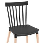 Cadeira Windsor - Janaina - Preto