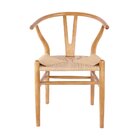 Cadeira Wishbone Madeira Maciça Natural Madeira Clara