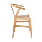 Cadeira Wishbone Madeira Maciça Natural Madeira Clara