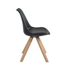 Cadeira Wood Ligia Design - Preta