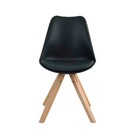 Cadeira Wood Ligia Design - Preta