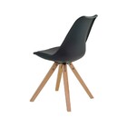 Cadeira Wood Ligia Design - Preta