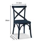 Cadeira X - Máxima Azul-noite