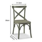 Cadeira X - Máxima Cinza