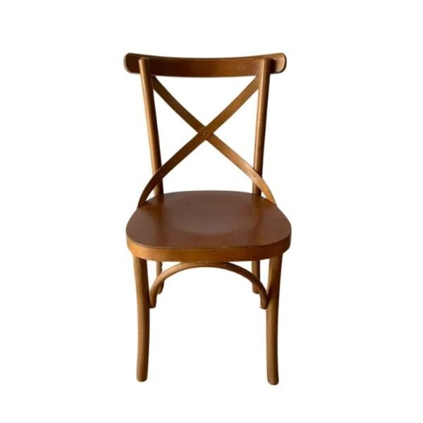 Cadeira X Para Sala De Estar Em Madeira Maciça Imbuia