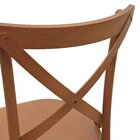 Cadeira Xisto Madeira Maciça Amêndoa