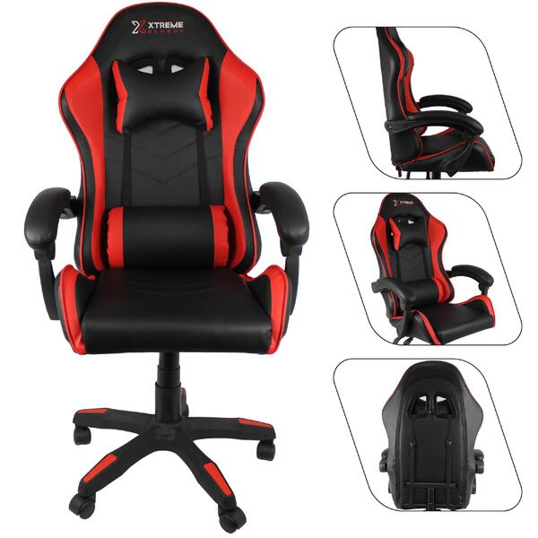 Cadeira Xtreme Gamers Cinesis Ny Preta E Vermelha