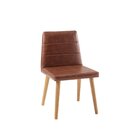 Cadeira Yasmin Daf Mobiliário Preto/caramelo