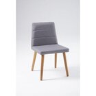 Cadeira Yasmin Daf Mobiliário Preto/cinza