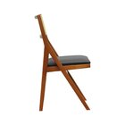 Cadeira Ypê Madeira Maciça Telinha Assento Estofado Corano Am