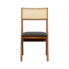 Cadeira Ypê Madeira Maciça Telinha Assento Estofado Corano Am