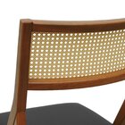 Cadeira Ypê Madeira Maciça Telinha Assento Estofado Corano Am