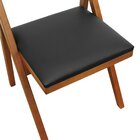 Cadeira Ypê Madeira Maciça Telinha Assento Estofado Corano Am