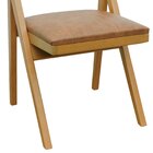 Cadeira Ypê Madeira Maciça Telinha Assento Estofado Corano Na