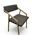 Cadeira Zênite - Metalon Dourado Cinza