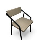 Cadeira Zênite - Metalon Preto Bege