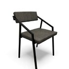 Cadeira Zênite - Metalon Preto Cinza