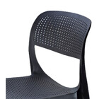 Cadeira Zoe Preta Em Polipropileno Moderna Mobília