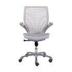 Cadeira Zurique Office Branca Com Base De Rodízio