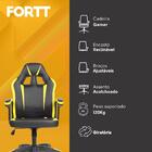 Cadeira gamer fortt Harbin Amarela - Cgf022-am