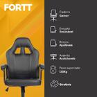 Cadeira gamer fortt Harbin Preta - Cgf022-p