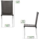 Cadeiras 5un Para Area Varanda Fibra Sintetica Sala Cozinha J