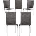 Cadeiras 5un Para Area Varanda Fibra Sintetica Sala Cozinha J