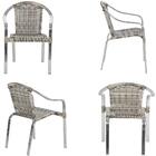 Cadeiras 6un Para Area Varanda Fibra Sintetica Sala Cozinha J