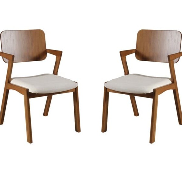 Cadeiras Anatômica Braço Em Madeira Maciça Lótus Harmonia