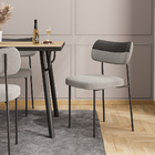 Cadeiras De Jantar Base Ferro Nile Kit 2 Pu Caramelo/linho A0